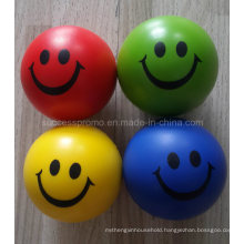 Smiling Face Design PU Foam Anti Stress Ball